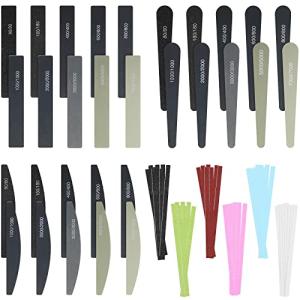 60 Pcs Sanding Sticks Set for Crafting