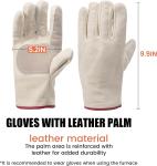 Metal Melting Furnace Kit with High-Heat Gloves