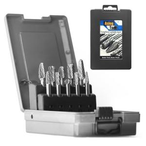 10-Piece Tungsten Carbide Burrs Set for Grinders