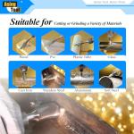 10-Piece Tungsten Carbide Burrs Set for Grinders