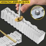 Steel Dapping Block for Jewelry Bending and Shaping