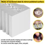 Steel Dapping Block for Jewelry Bending and Shaping