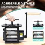 HAADID 3-in-1 Manual Rolling Mill for Jewelry