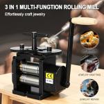 HAADID 3-in-1 Manual Rolling Mill for Jewelry