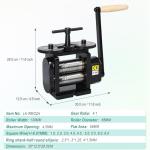 HAADID 3-in-1 Manual Rolling Mill for Jewelry