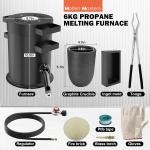 Propane Metal Melting Furnace Kit with Gloves