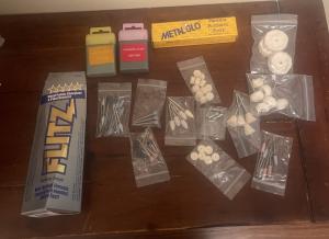 Metal Polishing Pastes and Tools Set