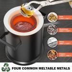 Propane Metal Melting Furnace Kit with Gloves