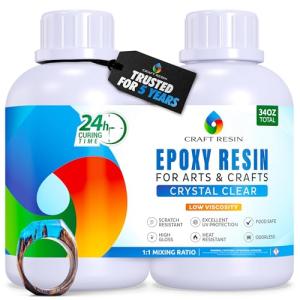 Crystal Clear Epoxy Resin Kit for DIY Projects