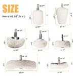 Cotton Aluminum Polishing Wheel Kit for Drill