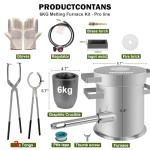 Nelyrho 6KG Propane Melting Furnace Kit