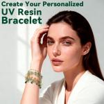 UV Resin Starter Kit with Light and Silicone Mat