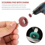 50-Piece Metal Polishing Wheel Burr Kit for Dremel