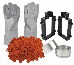 Quick Metal Casting Sand Set with Gloves