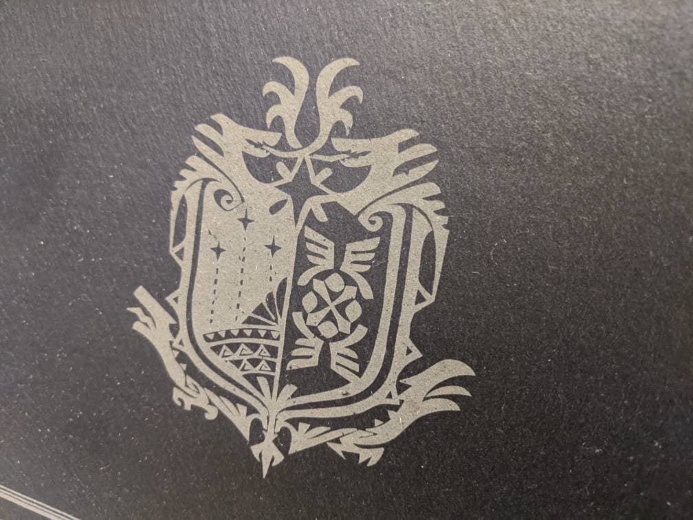 Monster Hunter Cheese Cutting Board with Engraved Design