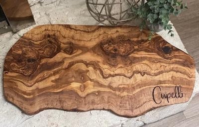 Custom Olive Wood Serving Board