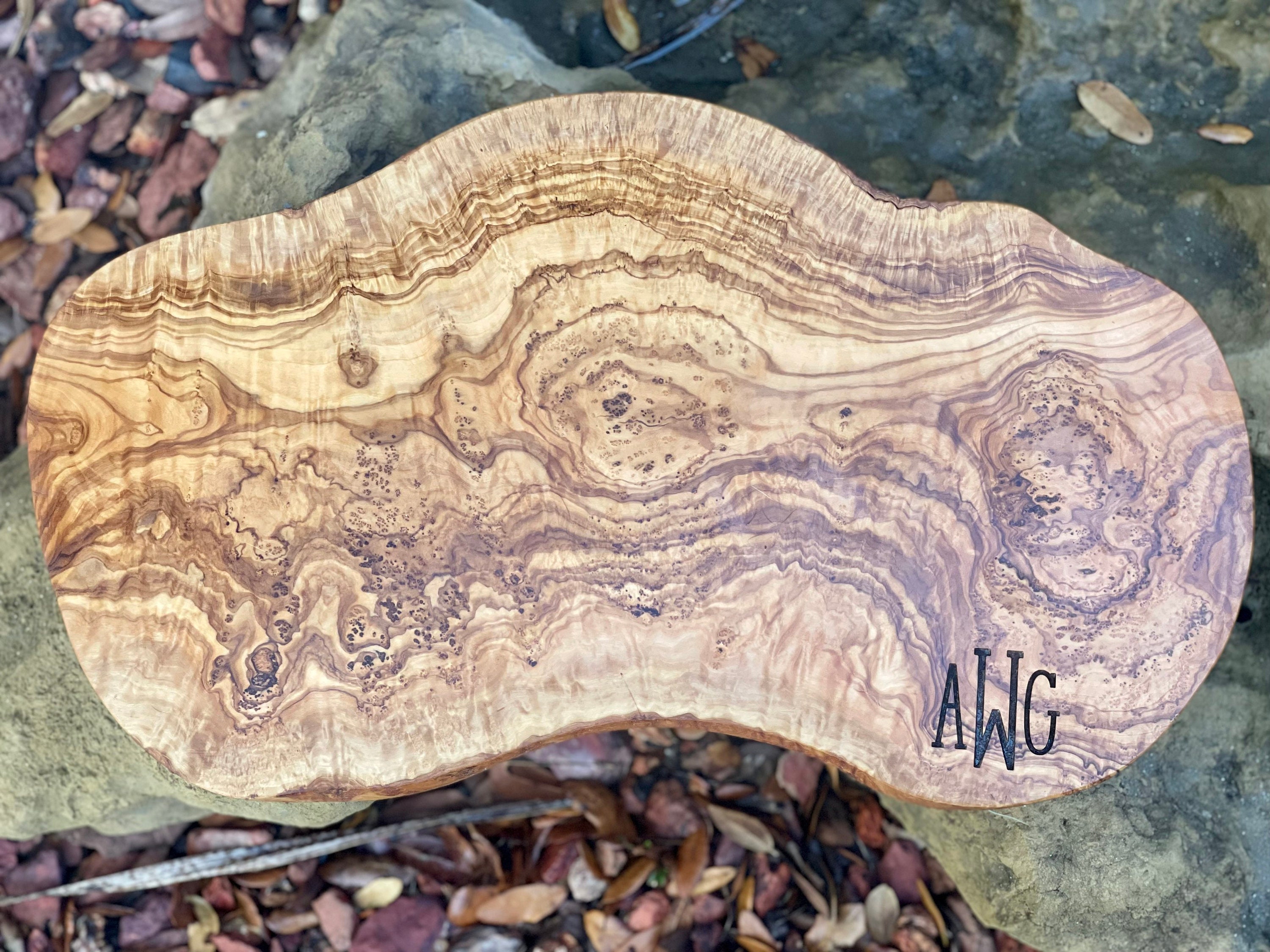 Custom Olive Wood Serving Board