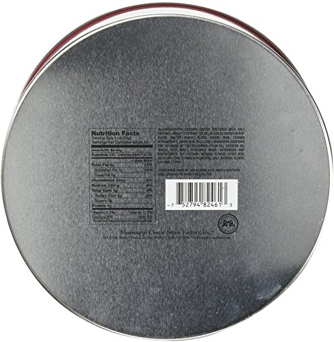 Cheddar Cheese Straws in Gift Tin by Mississippi Cheese Straw Factory