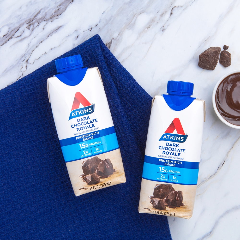 Atkins Protein Shake, Chocolate, Keto (4-pack)