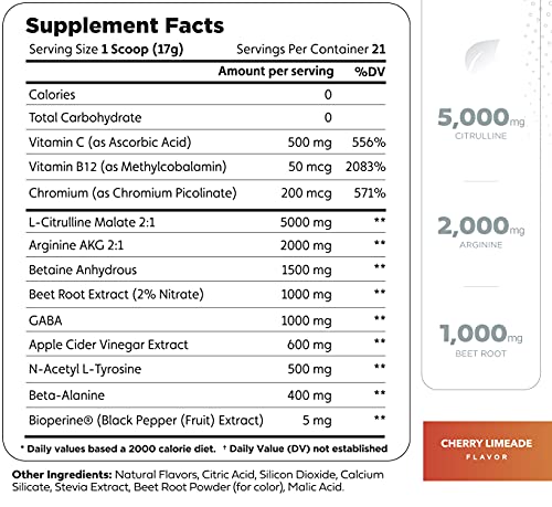 CherryLimeade Ultra Pump Pre-Workout Supplement