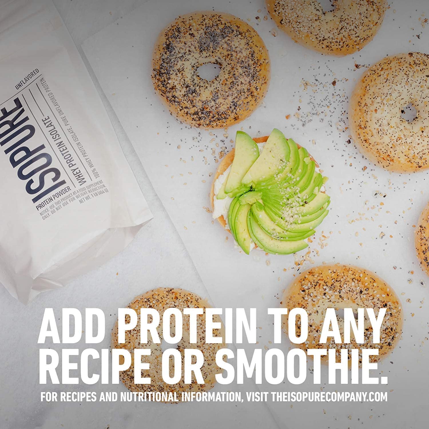 Isopure 100% Whey Protein Isolate, 1 lb