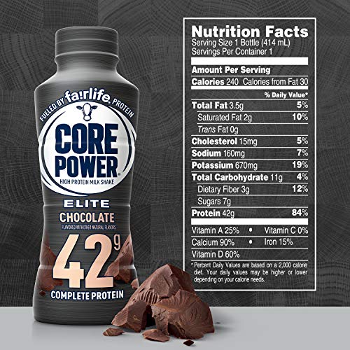 Elite Chocolate Protein Shake for Workout