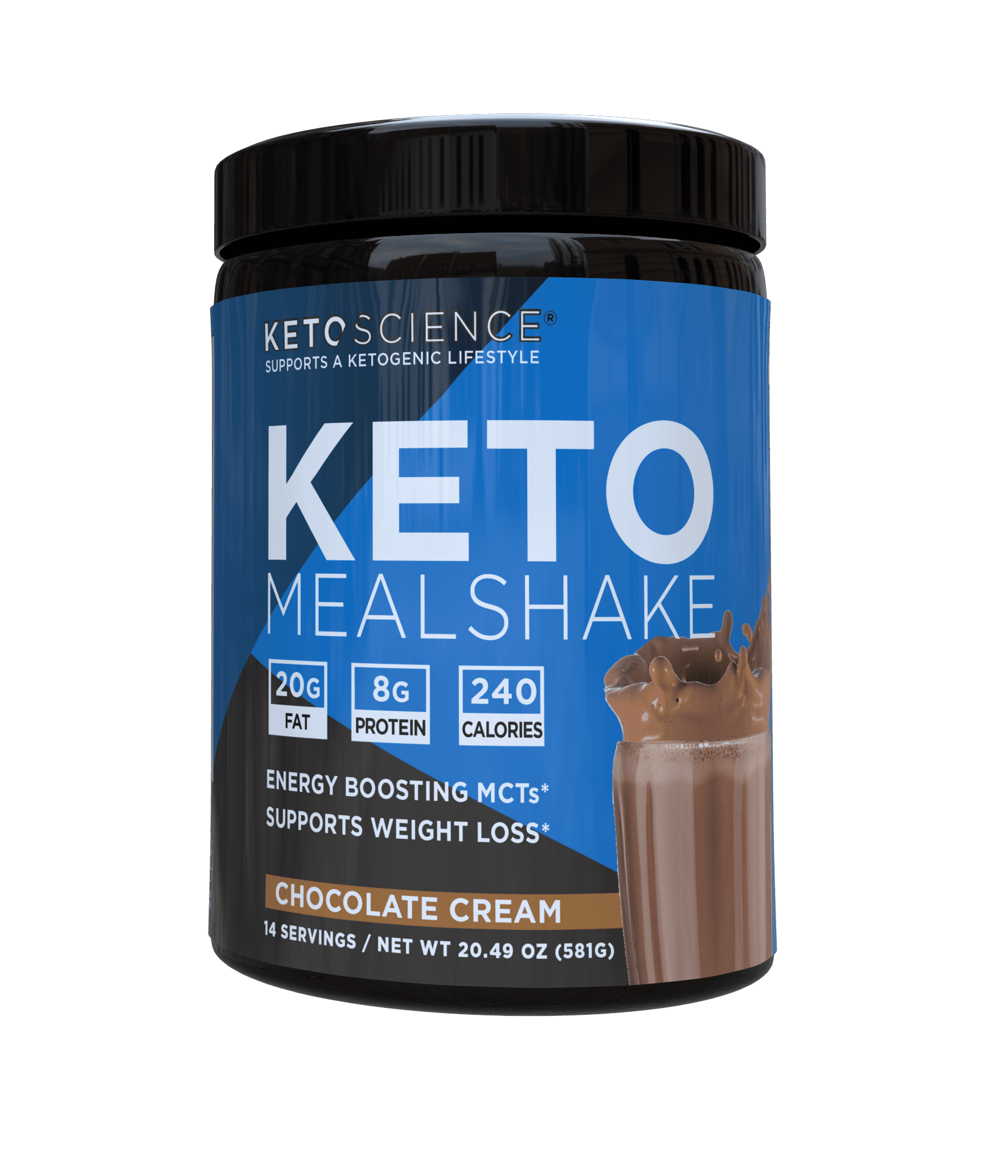 Ketogenic Meal Shake Chocolate Cream 20.7 Oz