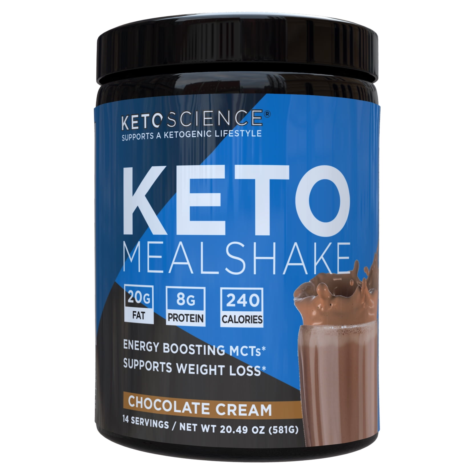 Ketogenic Meal Shake Chocolate Cream 20.7 Oz