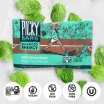 Picky Bars Mint Energy Bars, Plant-Based Protein, 10 Pack