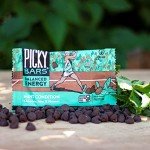 Picky Bars Mint Energy Bars, Plant-Based Protein, 10 Pack
