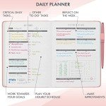 LUX Productivity A5 Planner & Diary in Pink