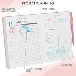 LUX Productivity A5 Planner & Diary in Pink