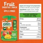 Apple Mango Fruit Smoothie Snack Pouches - 20 Pack