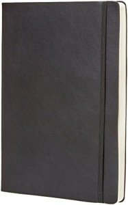 Amazon Basics Daily Planner - Soft Cover, Black