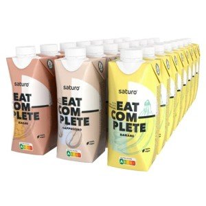 Saturo Meal Replacement Sampler: Chocolate, Banana, Cappuccino