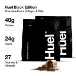 Huel Black Edition - Vegan High-Protein Meal Powder