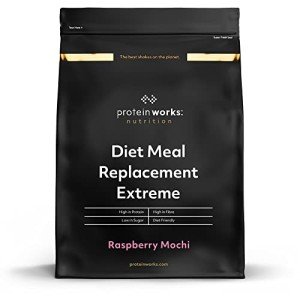 Protein Works Diet Meal Replacement Shake - Raspberry Mochi