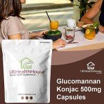 Glucomannan 500mg Appetite Suppressant Capsules - 1000 Count