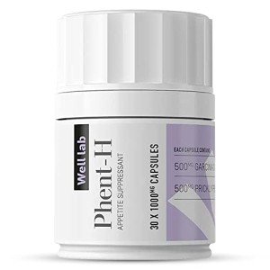 Phent-H Appetite Suppressant for Weight Loss, 30 Capsules