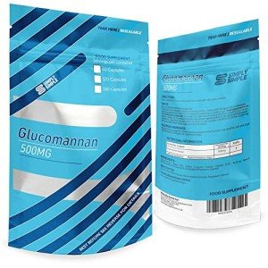 Glucomannan Konjac Fiber Appetite Suppressant Capsules