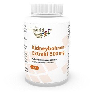 Vita World White Kidney Bean Extract 500mg 120 Capsules