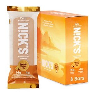 Nick's Keto Protein Bar - Peanut Cacao Nib 8 Count