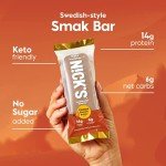 Nick's Keto Protein Bar: Chocolate Peanut Butter, 8 Count