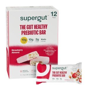 Strawberry Supergut Prebiotic High Fiber Protein Bar