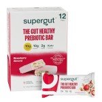 Strawberry Supergut Prebiotic High Fiber Protein Bar