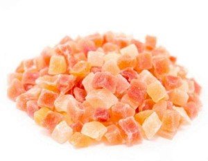 Sweet Dried Papaya Chunks - 5kg Bulk Bag