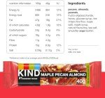 KIND Maple Pecan Almond Snack Bars, Bulk Pack