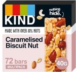 KIND Caramel Biscuit Gluten-Free Snack Bars, 72-Pack