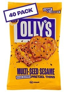 Olly's Multi-Seed Sesame Pretzel Thins - Healthy Snacks