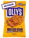Olly's Multi-Seed Sesame Pretzel Thins - Healthy Snacks